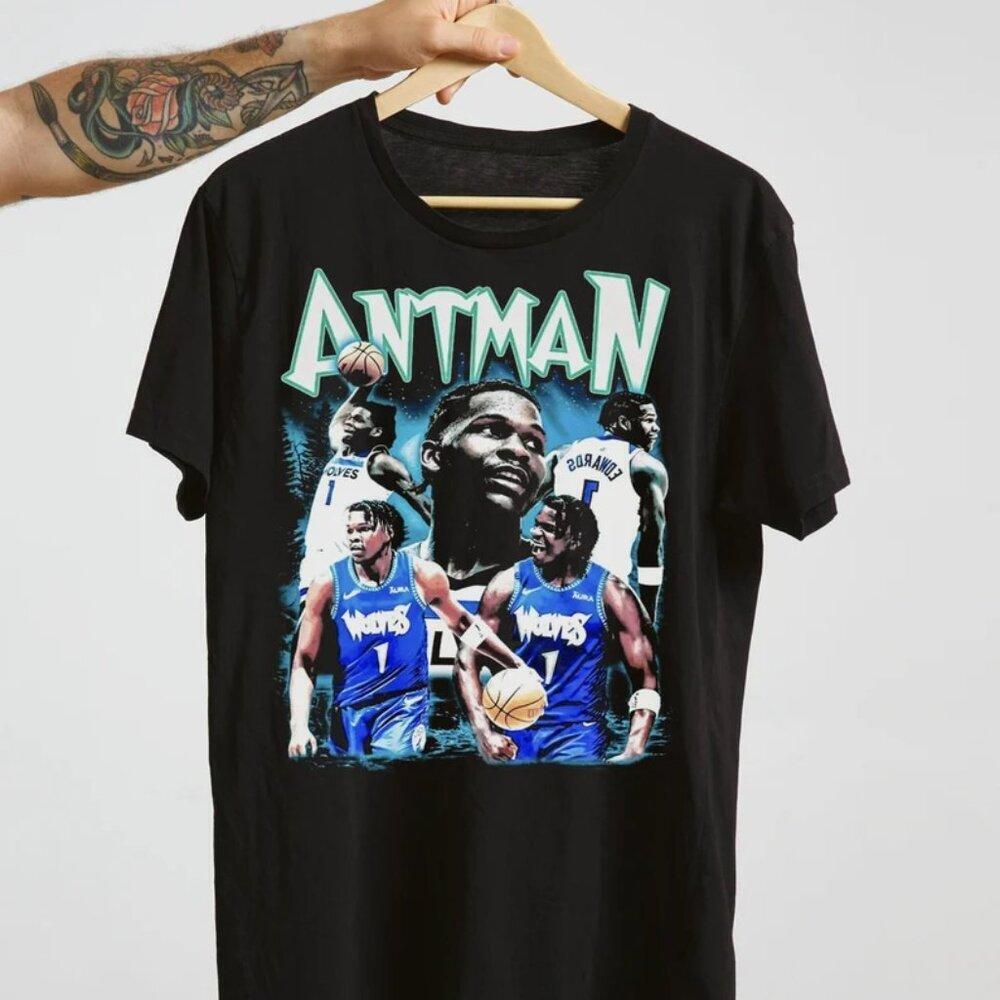 Anthony Edwards Shirt Graphic Tee Minnesota Basketball Jersey Anthony Ed - Picture 1 of 4